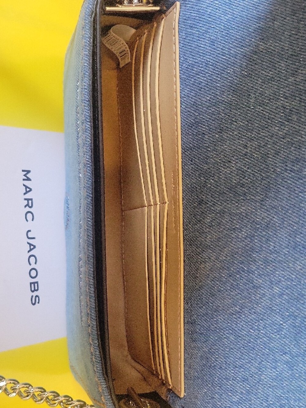Marc Jacobs Denim Mini Crossbody in Light Blue - Picture 4 of 8